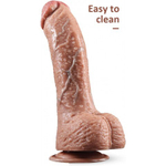 Ультрареалистичный дилдо из жидкого силикона (23 см.*4,5 см.)