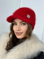 Шапка кепи зимняя с козырьком