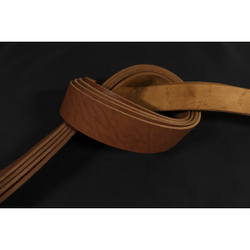 Ременная заготовка Коньяк гладкая