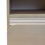 Тумба прикроватная 48х40х55, Ола с ящиком для вещей, в спальню, белый, Dipriz