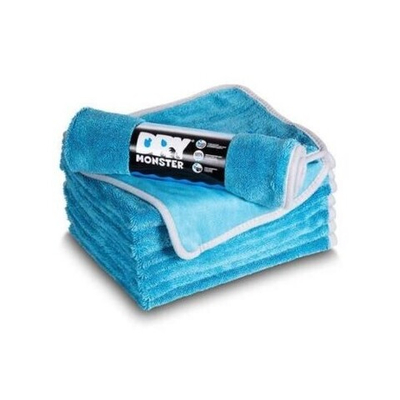 Dry Monster – Синяя микрофибра для сушки с оверлоком 50x60см 560гр/м
