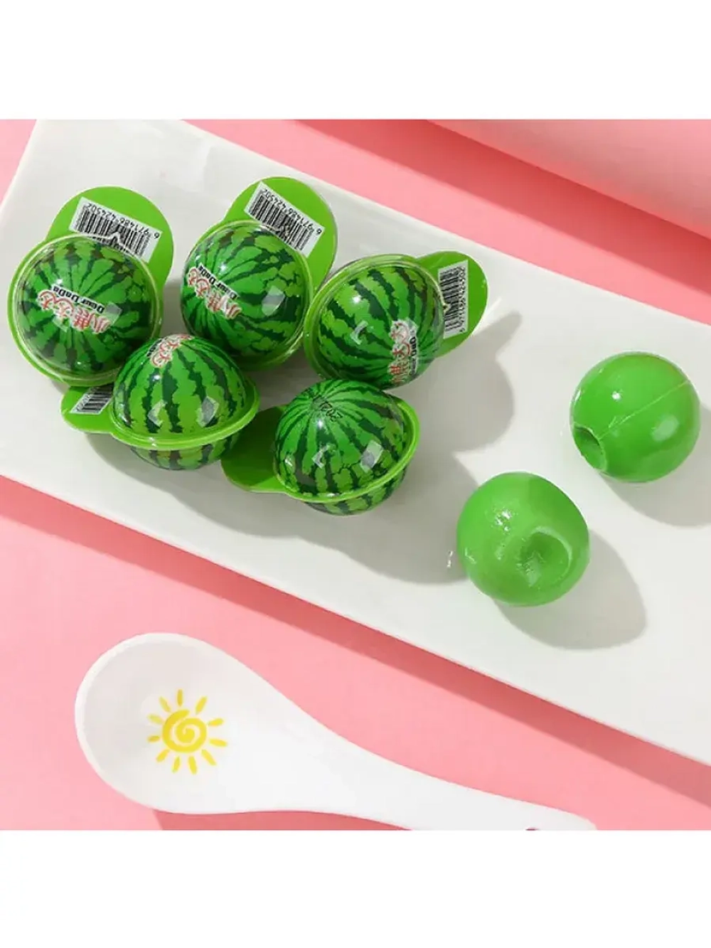 Мармелад с фруктовым джемом Арбузики 18 г * 50 шт