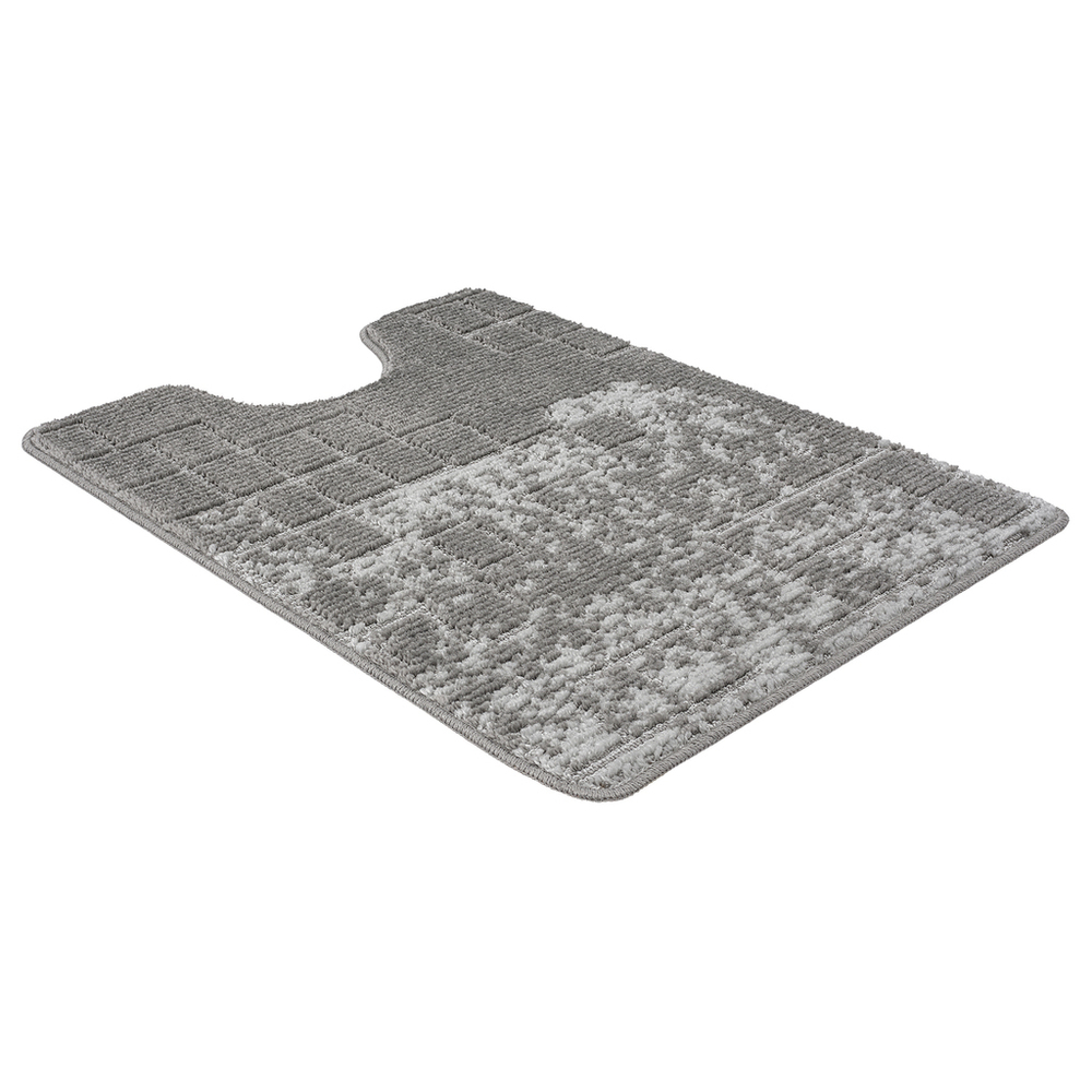 Коврик д/туалета Shahintex Vintage  60*80 серый (01)