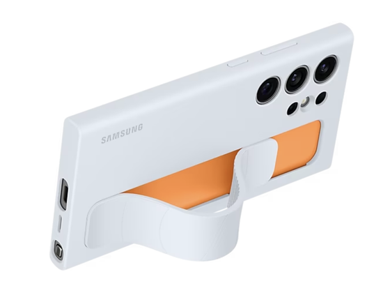 Чехол-накладка Standing Grip Case S24 Ultra (Светло-голубой)