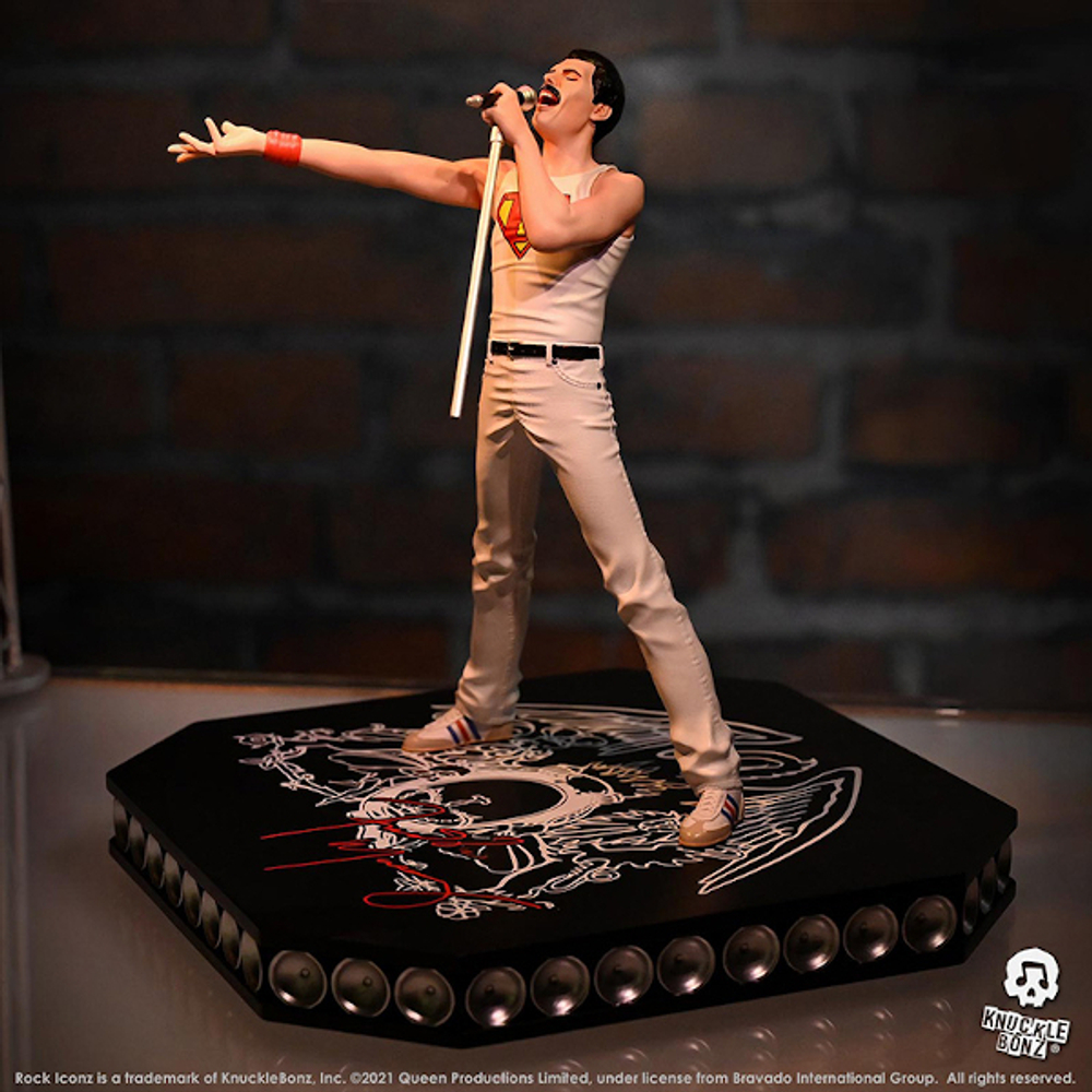 Queen Freddie Mercury Rock Iconz Statue