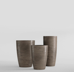 Кашпо, коллекция Concrete (Midnight), форма CONUS