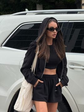 Шорты из футера