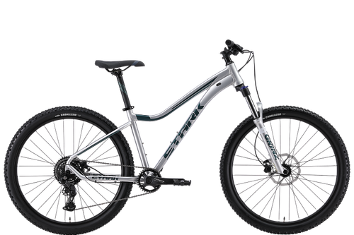 Велосипед Stark'24 Tactic 27.4 HD серебро/еловый 16"