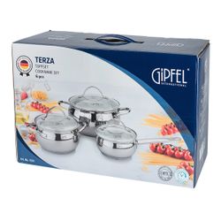 Набор посуды из нержавеющей стали Gipfel Terza 1511