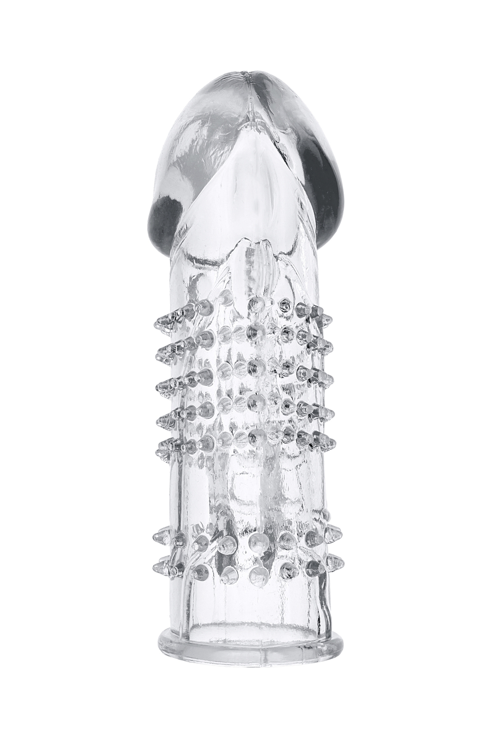 Насадка гелевая прозрачная Toyfa 13 см