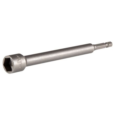 Цена на KING TONY (7611513M) Головка для шуруповерта шестигранная 1/4", 13 мм, L = 150 мм, магнитная