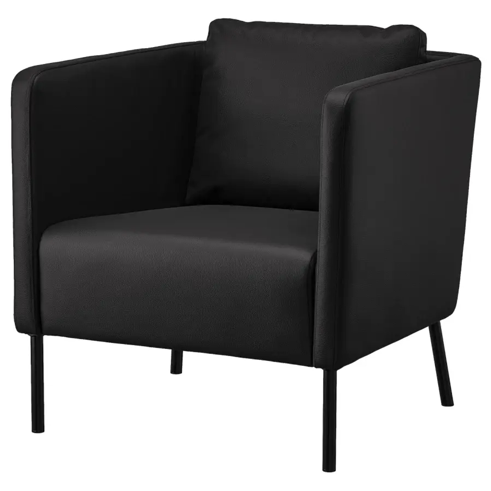 Кресло - IKEA EKERÖ/EKERO, 70х73х75 см, черный, ЭКЕРЁ ИКЕА
