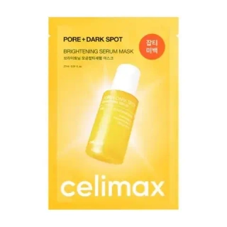 Тканевая маска для выравнивания тона и рельефа кожи CELIMAX Pore+Dark Spot Brightening Serum Mask