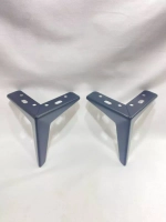 Ножки для мебели Звезда черный матовый высота 13 см/4 шт