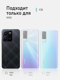 Защитное стекло ROSCO для Vivo Y35 оптом (арт. VV-Y35-FSP-GLASS-BLACK)