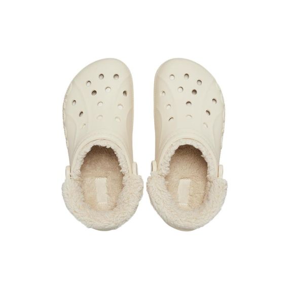 Crocs Baya Lined Fuzz Strap 'White'