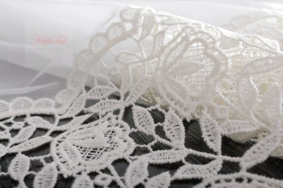 Тюль Патриция-2 французская сетка (молочный)