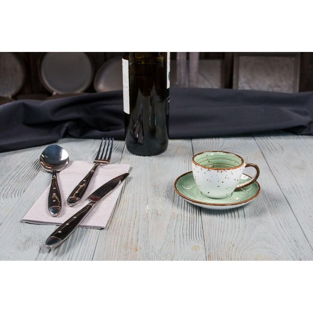 Кофейная пара 90 мл d 6,4 см h4,8 см   Fusion P.L. Proff Cuisine [6]