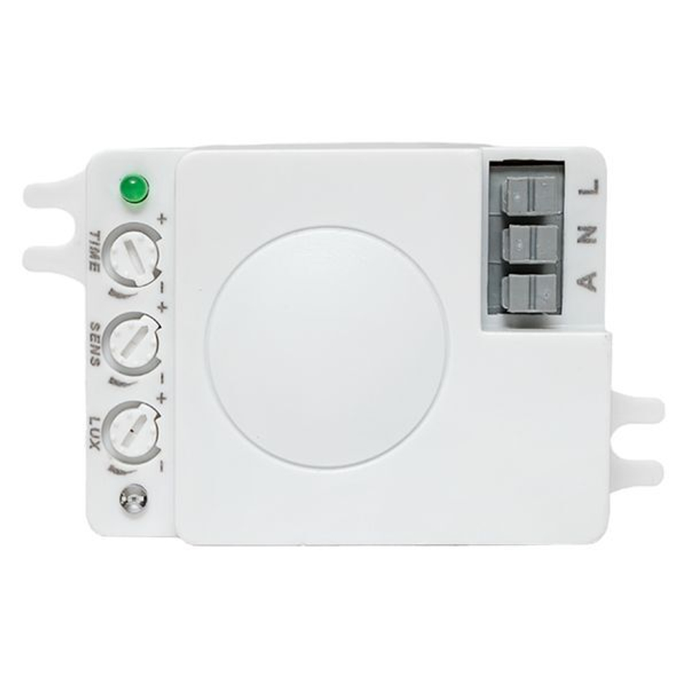Микроволновый датчик движения белый 1200Вт 360гр, до 10м IP20 MW-706 EKF