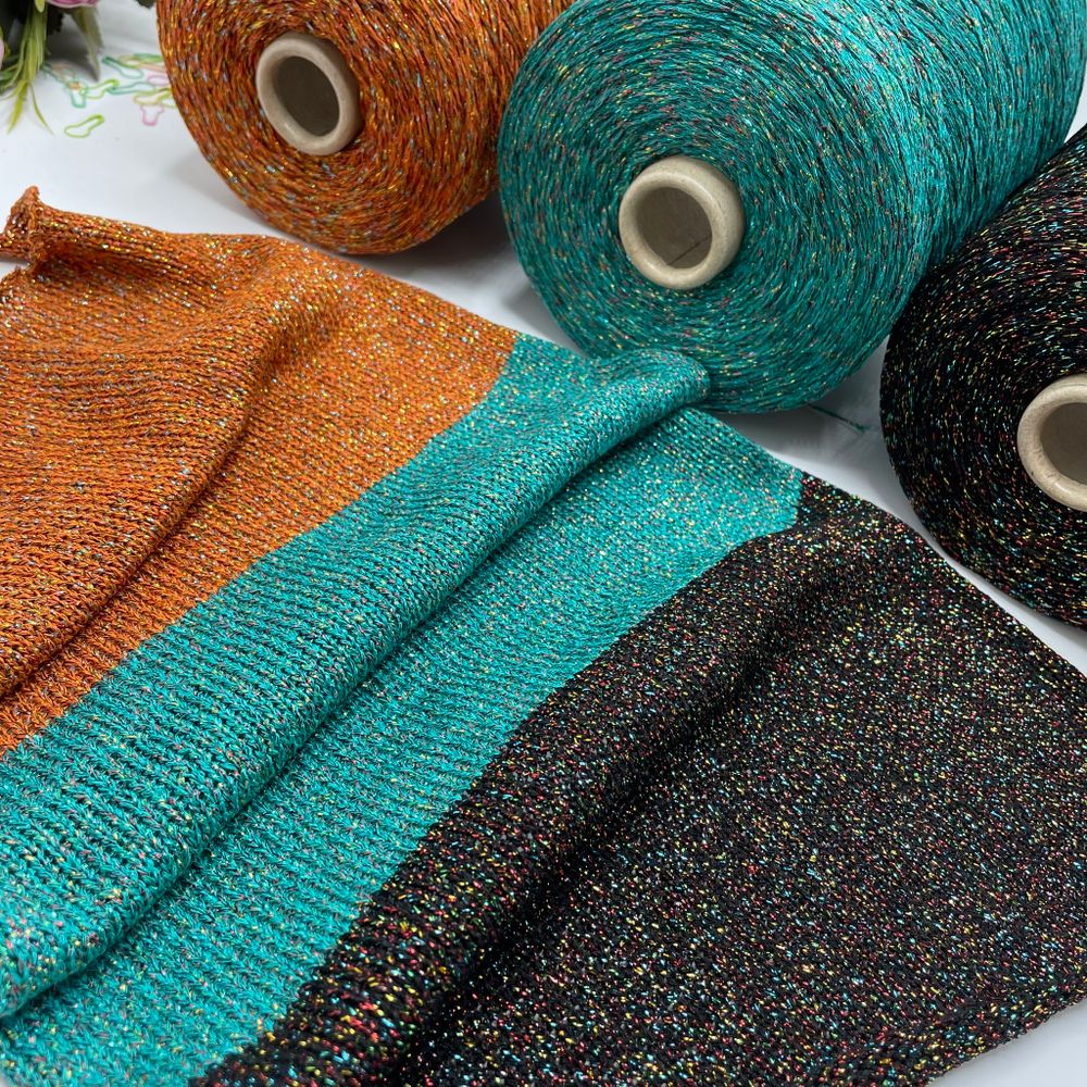 Пряжа люрекс для вязания