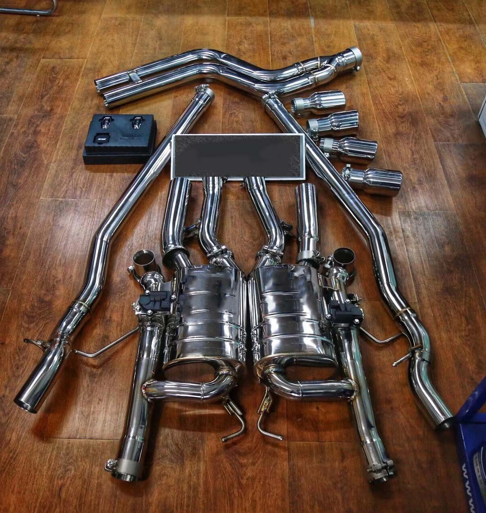 Спортивная выхлопная система с заслонками для BMW 5 Series 528i GT 2.0T 3.0T 2010-2016 БМВ