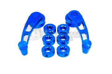 Универсальные JDM ручки стеклоподъёмников HKS синие