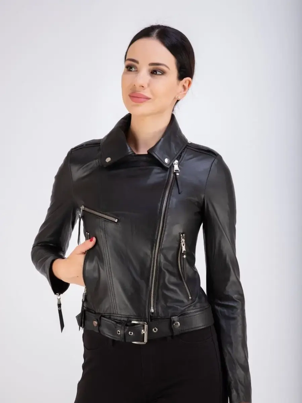 Косуха женская из натуральной кожи Турция