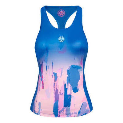 Женская теннисная майка BIDI BADU Yaka Tech Tank Top Women - Blue, Pink