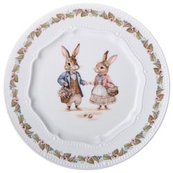 ТАРЕЛКА ЗАКУСОЧНАЯ LEFARD "RABBITS FAMILY" 20,5 СМ