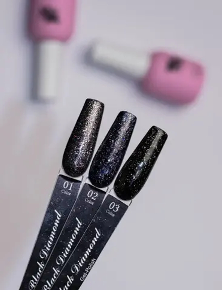 Гель-лак M&K Black Diamond 02, 7мл.