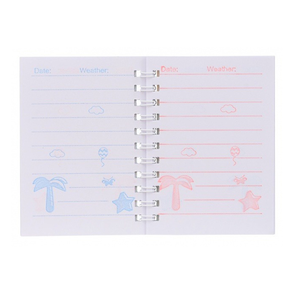 Блокнот Basir, формат А7, серия "Мишки", набор 4 шти, мягкая обложка, 40 листов, размер 10.5*7.5 см