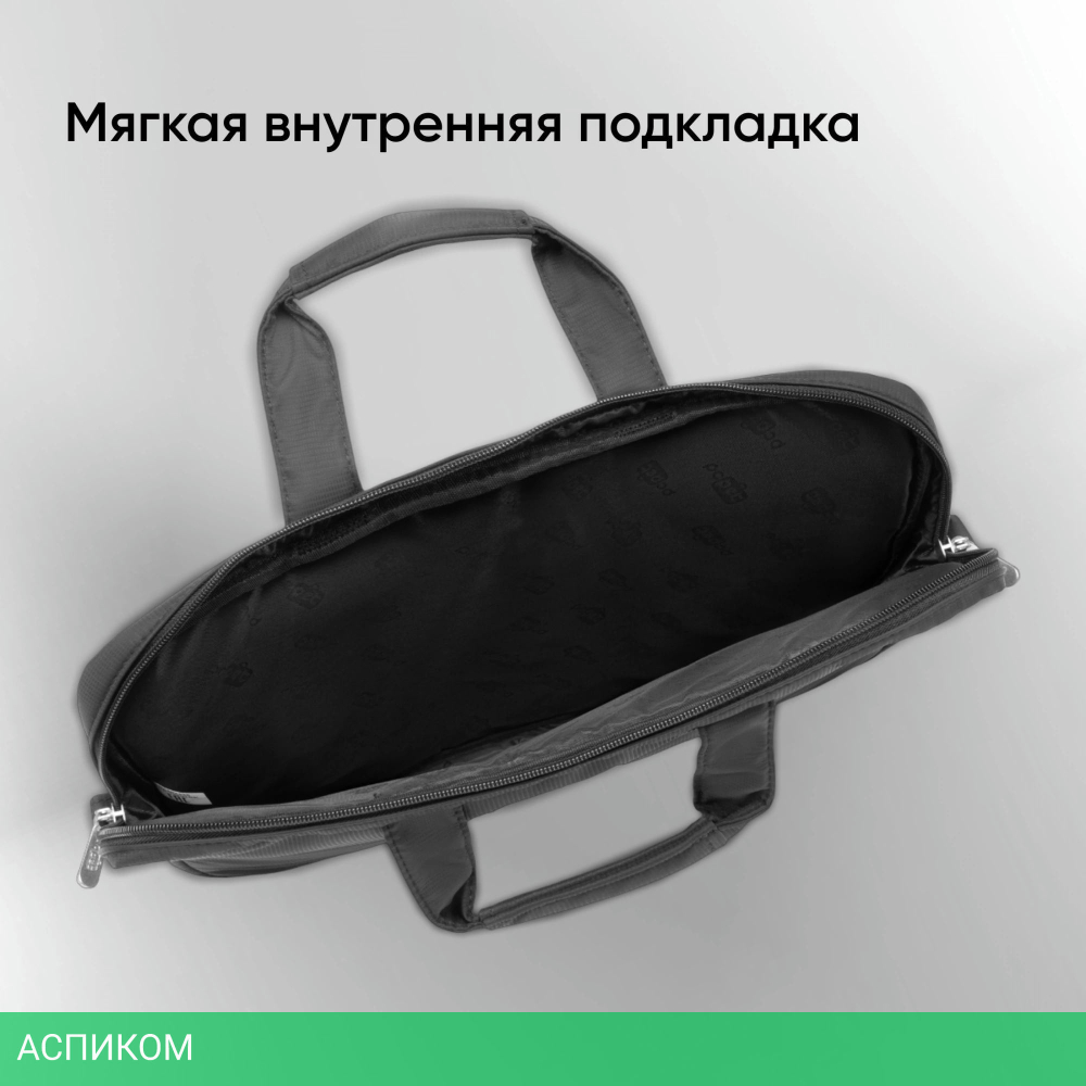 Сумка для ноутбука PC Pet PCP-15601BK черный