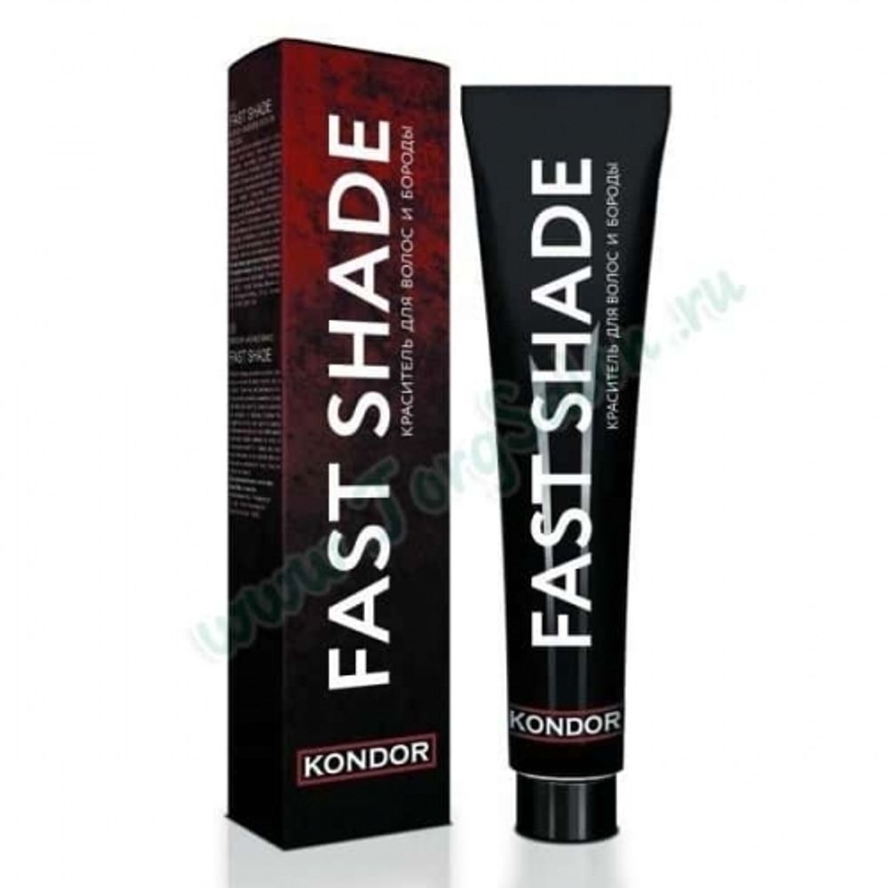 Краска для волос и бороды «Fast Shade», Kondor, тон 3 (темный шатен), 60 мл.