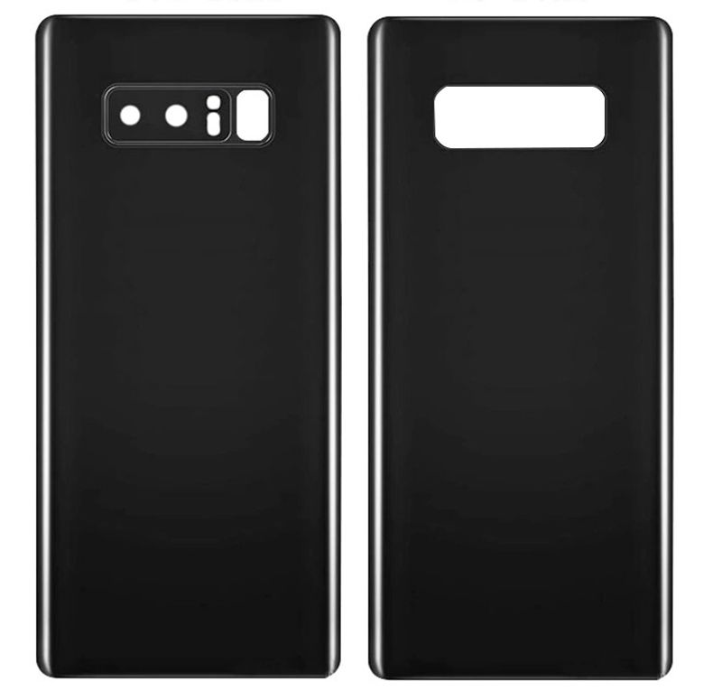Задняя крышка для Samsung Galaxy Note 8 (Black) со стеклом камеры