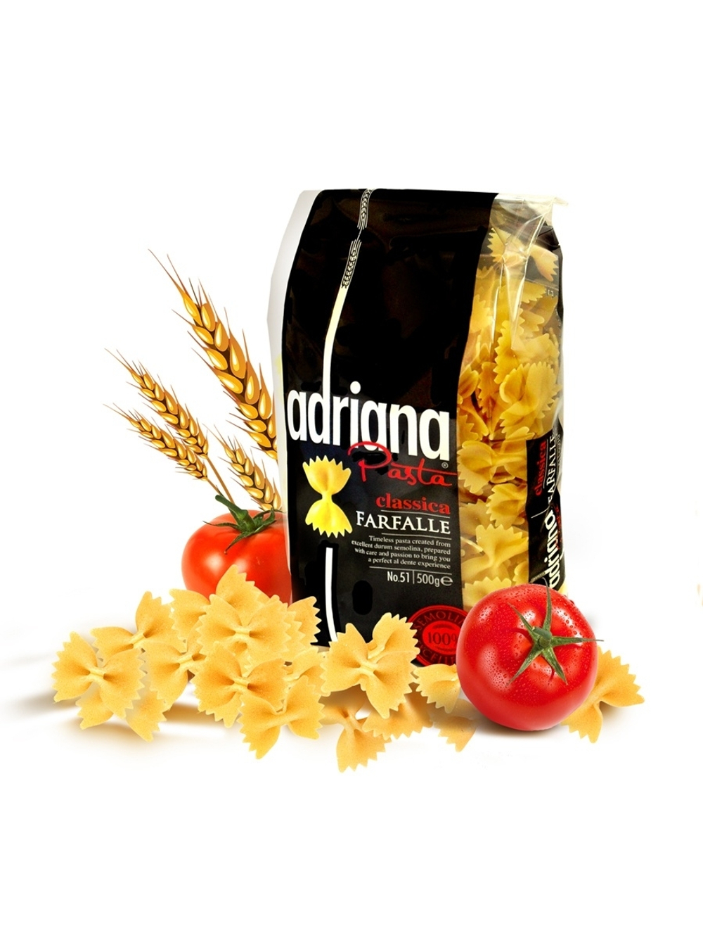 Паста Бантики Adriana , 500г, Чехия