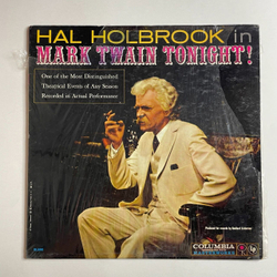 Винтажная виниловая пластинка LP Hal Holbrook Mark Twain Tonight Марк Твен (USA 1959)