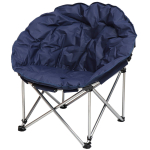 Кресло складное 82х80х72 см, Гриб, синее, оксфорд, 100 кг, YTMC010L-19-3933