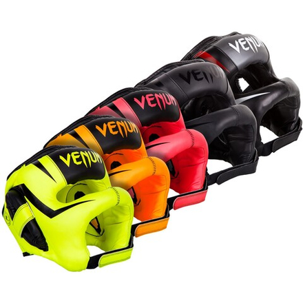 Шлем боксерский Venum Elite Iron Neo Black