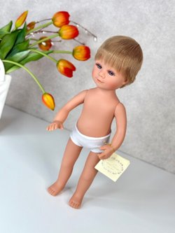 Кукла D Nenes виниловая 34см Mario без одежды (022309W)