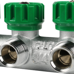 FAR Коллектор рег. 1" 4 отв. 3/4" Flat-Faced (под плоское уплотнение)