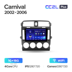 Teyes CC2L Plus 9"для KIA Carnival 2002-2006