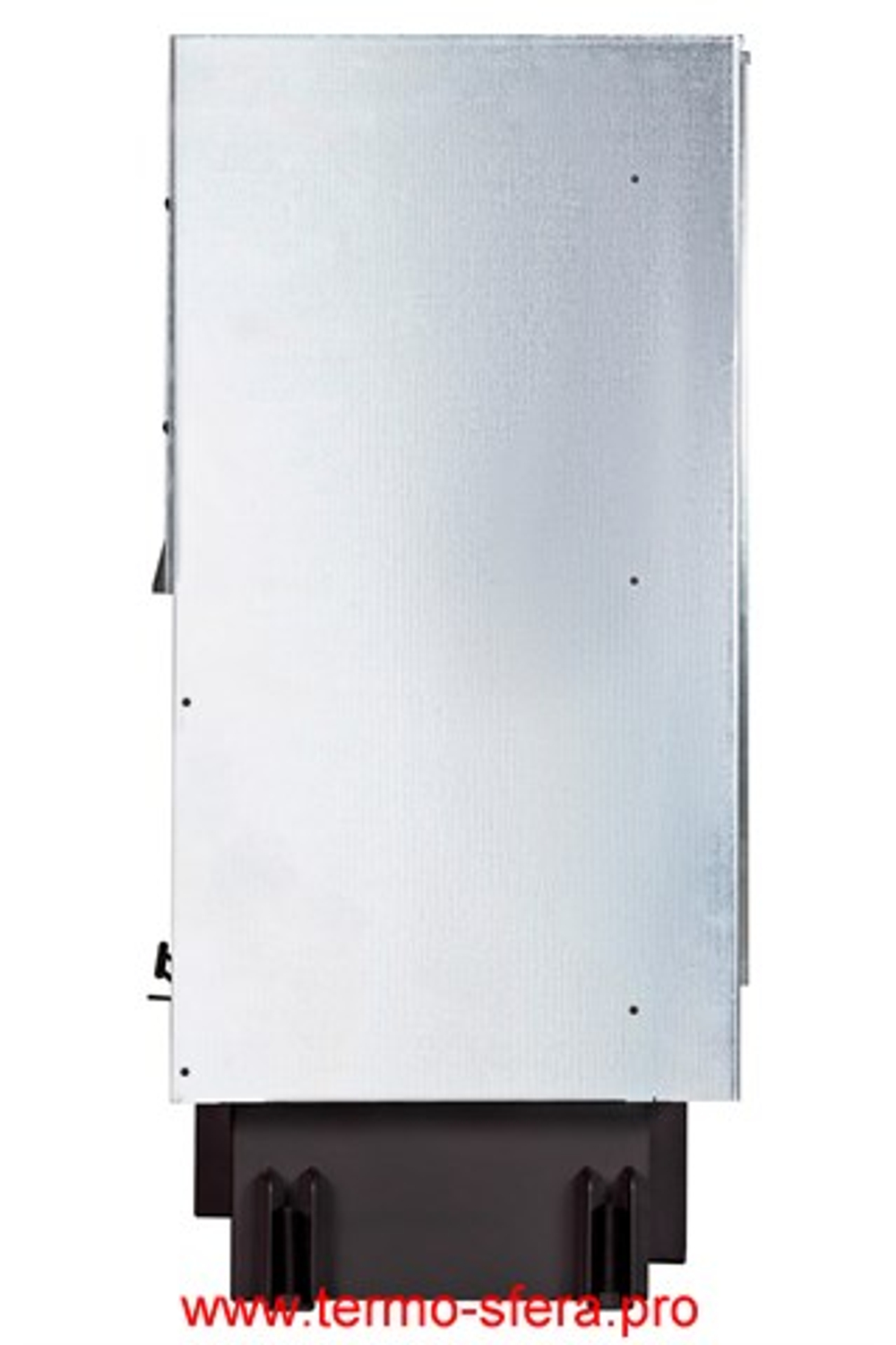 Каминная топка Экокамин ДЕЛЬТА 800 LB два стекла левая принтинг черный шамот