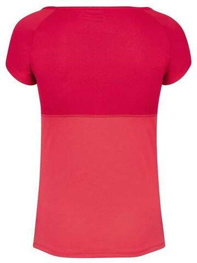 Футболка для девочки теннисная Babolat Play Cap Sleeve Top Girl - tomato red