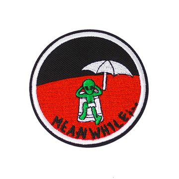 Нашивка термоаппликация на одежду и на рюкзак. Meanwhile, НЛО, Космос