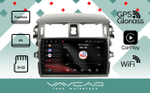 Магнитола для Toyota Corolla E150 2007-2013 (большая рамка) - Vaycar VA77-0063 на Android 13, 8-ядер, 2Гб-32Гб, 4G SIM-слот