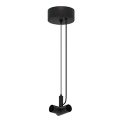 ST1601.459.00 Подвесной токопроводящий угловой соединитель с подводом питания ST-Luce Черный TECHNO