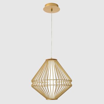 Светильник подвесной LED 15W 4000К CUADRA SP15W LED GOLD золото Crystal Lux