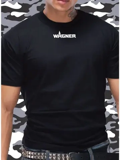 Футболка с принтом Вагнер оверсайз