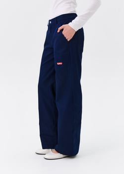 Брюки медицинские женские Лаворо, нэви хлопок