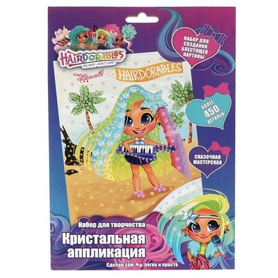 Кристальная мозаика 17*23см "Hairdorable" 100CRYS-HD (Мультиарт)